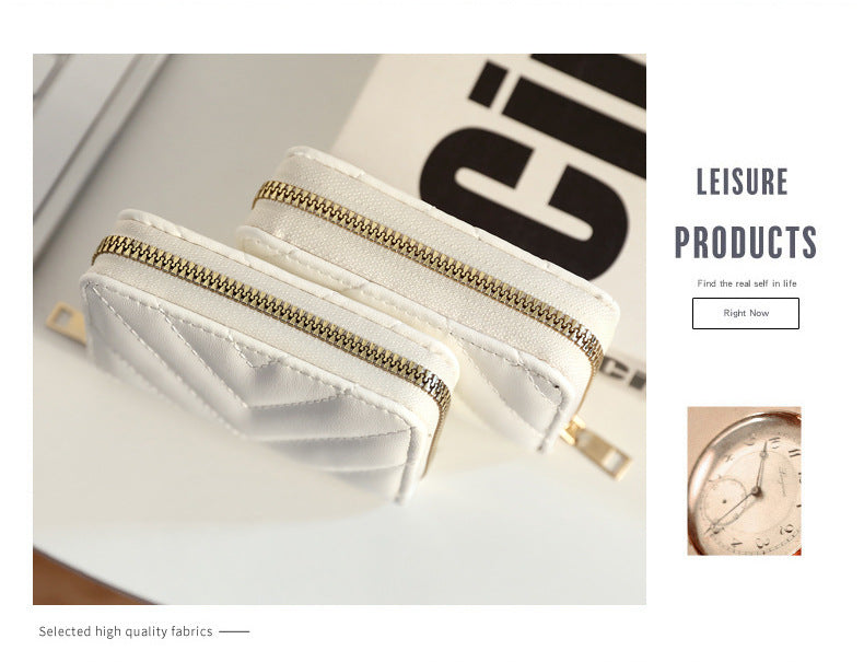 Cute Small Design Card Bag Multi Card Wallet Women's Fashion Exquisite Niche Women's Coin Purse ID Wallet