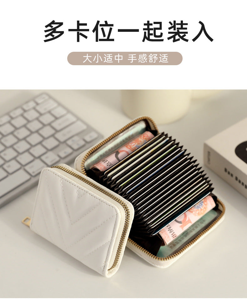 Cute Small Design Card Bag Multi Card Wallet Women's Fashion Exquisite Niche Women's Coin Purse ID Wallet