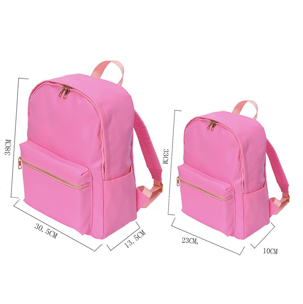 In stock waterproof backpack casual schoolbag large capacity high quality simple backpack school nylon storage bag