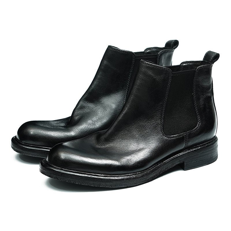 Horsehide Chelsea Boots Classic Ankle Boots for Men